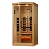 Golden Designs GDI-8010-03 Full Spectrum PureTech Near Zero EMF FAR Infrared Sauna with Himalayan Salt Bar (New)