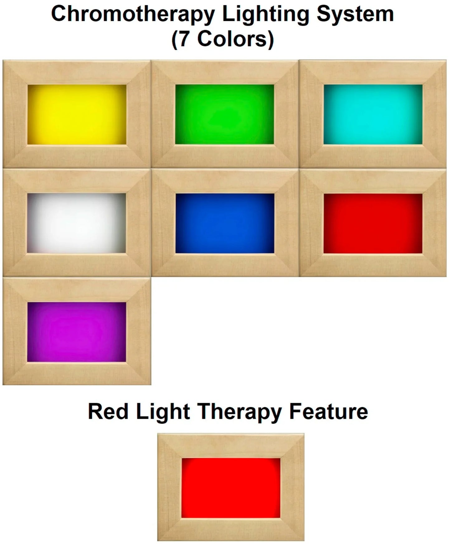 GDI-8030-03 3-Person Full Spectrum PureTech Near Zero EMF FAR Infrared Sauna with Himalayan Salt Bar GoldenDesigns - Infographics