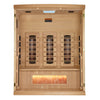 GoldenDesigns GDI-8030-03 3-Person Full Spectrum PureTech Near Zero EMF FAR Infrared Sauna with Himalayan Salt Bar (New)