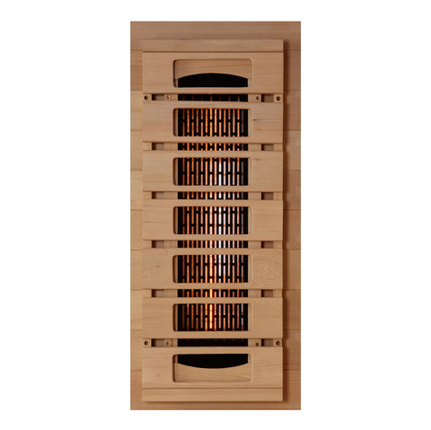 GoldenDesigns GDI-8030-03 3-Person Full Spectrum PureTech Near Zero EMF FAR Infrared Sauna with Himalayan Salt Bar (New)