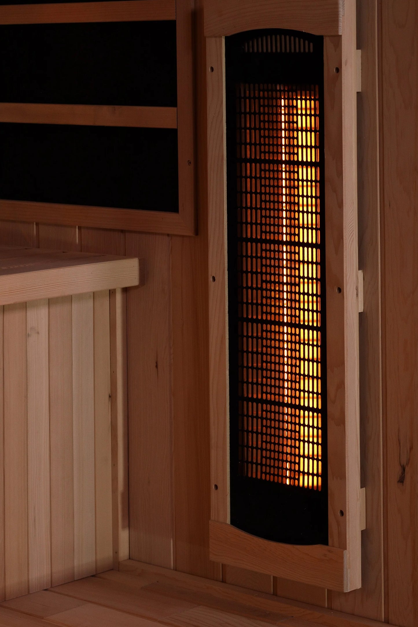 GoldenDesigns GDI-8030-03 3-Person Full Spectrum PureTech Near Zero EMF FAR Infrared Sauna with Himalayan Salt Bar (New)