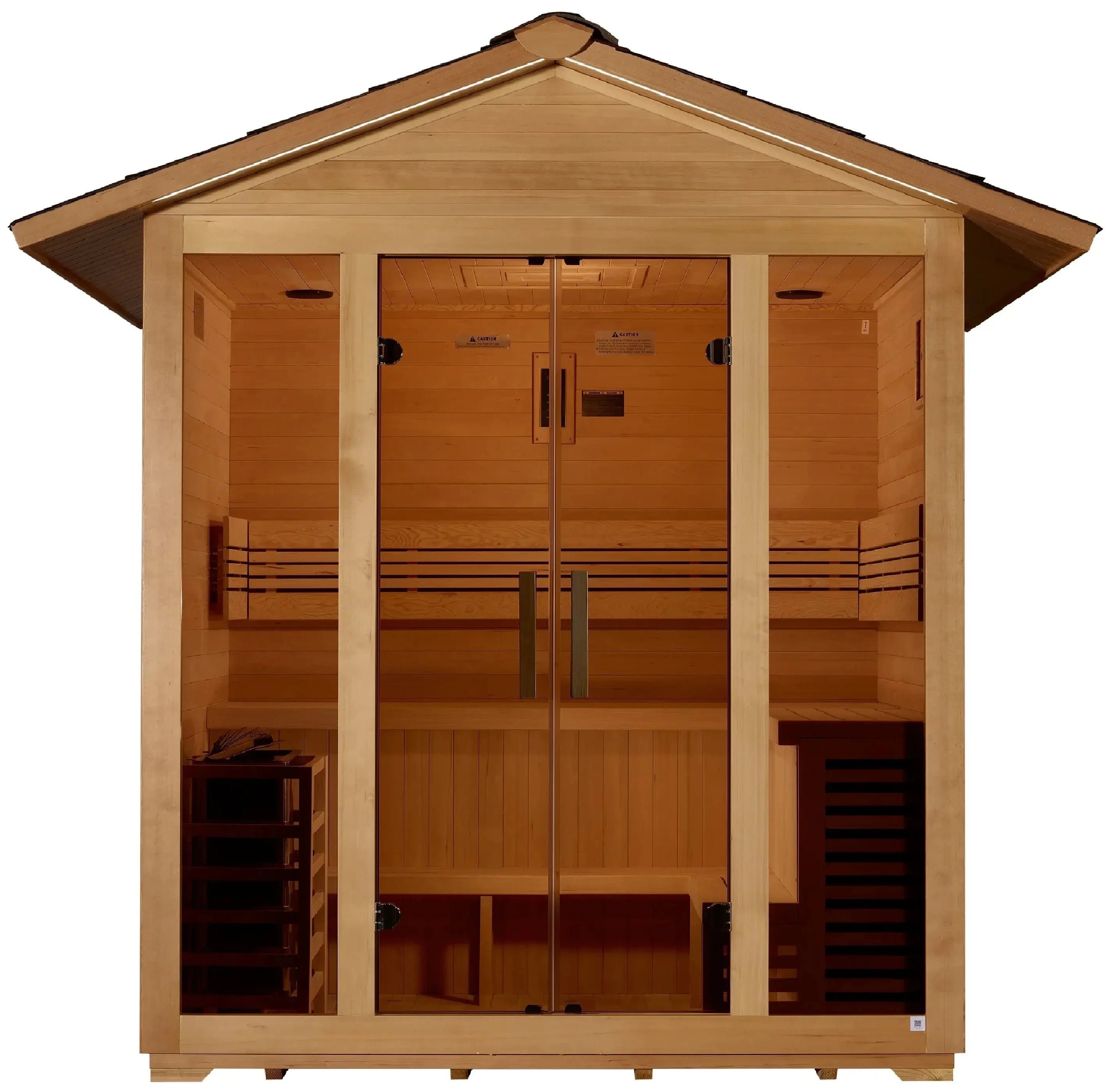 サウナビルダー Golden Designs GDI-8105-01 Vorarlberg 5 Person Outdoor Sauna