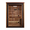 Golden Designs Narvik 2 Person Outdoor-Indoor Traditional Sauna (GDI-8202-01) - Canadian Red Cedar Interior (New)