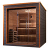 Golden Designs GDI-8206-01 Bergen 6 Person Outdoor-Indoor Traditional Sauna - Canadian Red Cedar Interior (New) Image 3