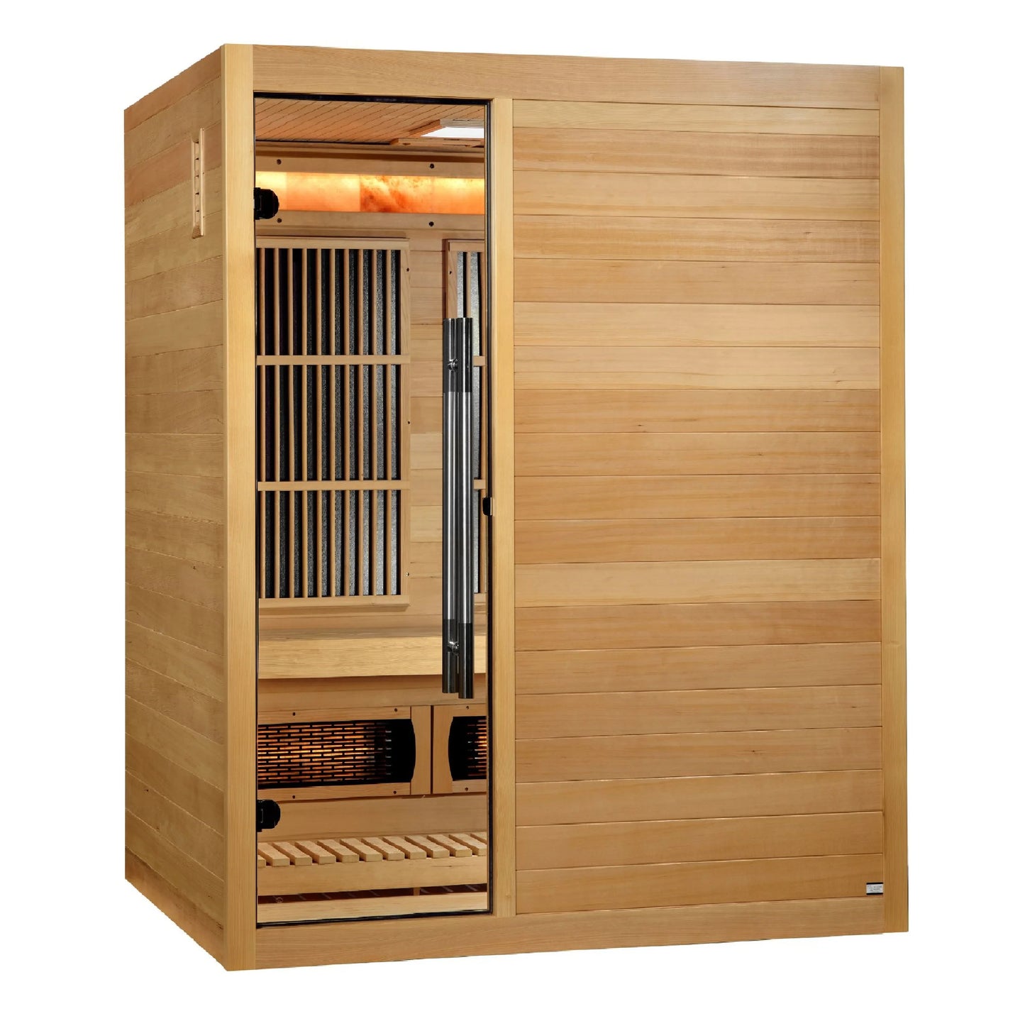 Golden Designs GDI-8330-01 Soria Near Zero EMF Full Spectrum and Harvia Traditional Stove Hybrid Sauna (New)