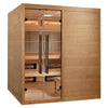 Golden Designs GDI-8360-01 Toledo Near Zero EMF Full Spectrum and Harvia Traditional Stove Hybrid Sauna (New) Image