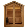 Golden Designs GDI-8503-01 Savonlinna 3 Person Outdoor Traditional Sauna - Canadian Red Cedar Interior (New)