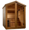 Golden Designs GDI-8506-01 Kaarina 6 Person Outdoor Traditional Sauna - Canadian Red Cedar Interior (New)