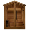 Golden Designs GDI-8506-01 Kaarina 6 Person Outdoor Traditional Sauna - Canadian Red Cedar Interior (New)