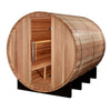 Golden Designs GDI-B006-01 Klosters 6 Person Barrel Traditional Sauna - Pacific Cedar (New)