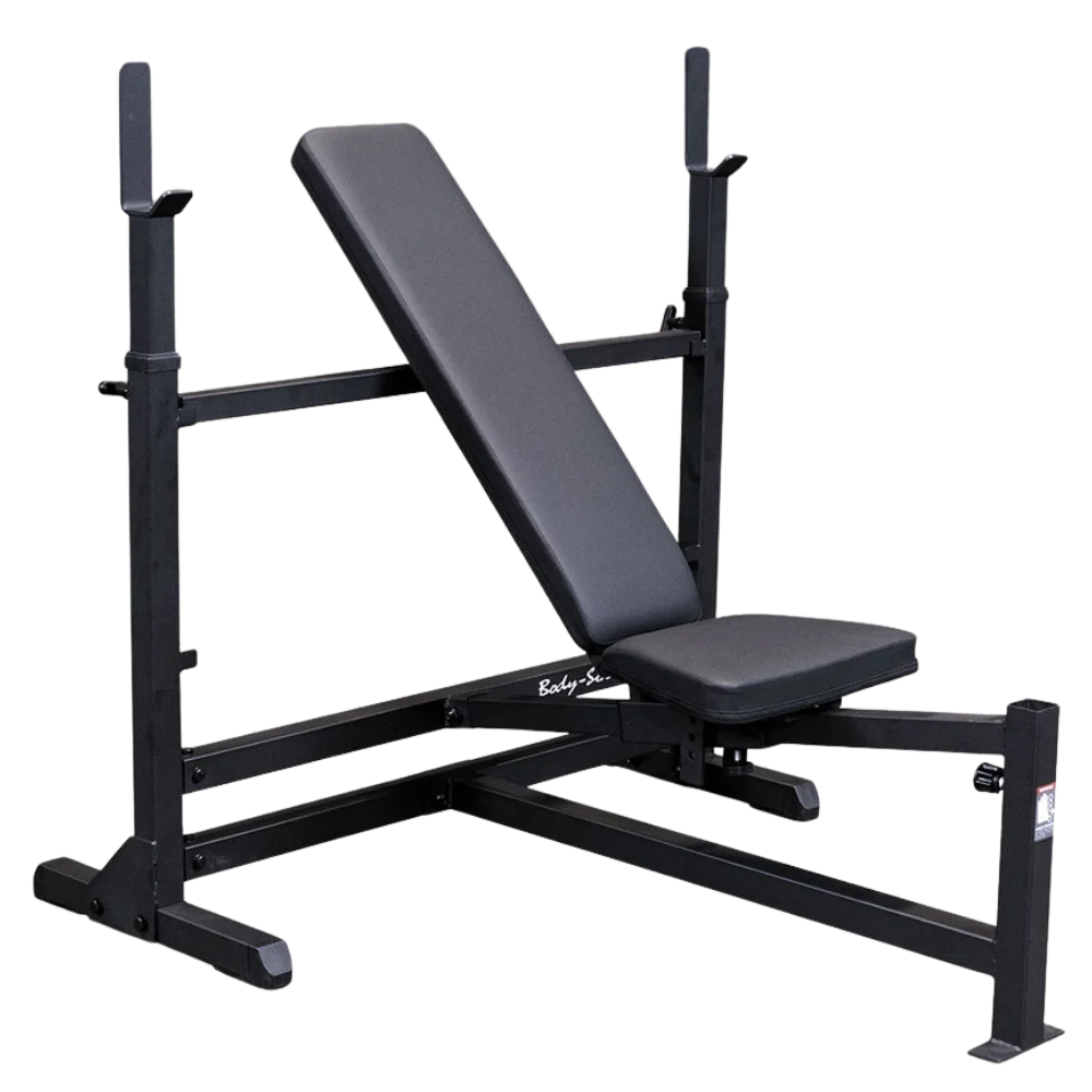 Body-Solid GDIB46LB Powercenter Combo Bench - Angled View