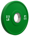 French Fitness Olympic Colored Bumper Plate 2.5 lbs - Blank (New)