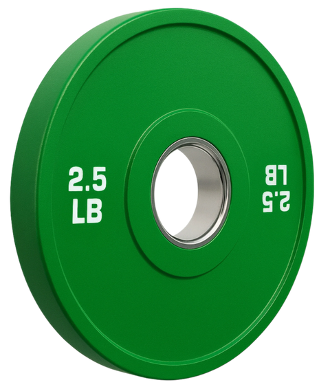 French Fitness Olympic Colored Bumper Plate 2.5 lbs - Blank (New)