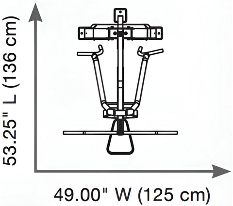 Hoist HD-2300 Mid Row/Lat Pulldown (Remanufactured)