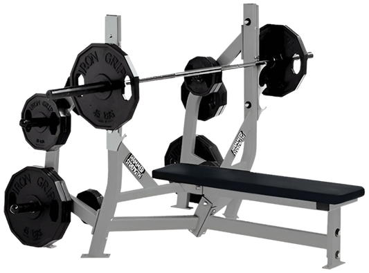 Hammer Strength Olympic Flat Bench w/Weight Storage (Remanufactured) Image