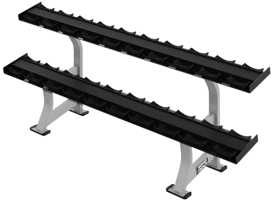 Hammer Strength 2 Tier Dumbbell Rack (Remanufactured) Image