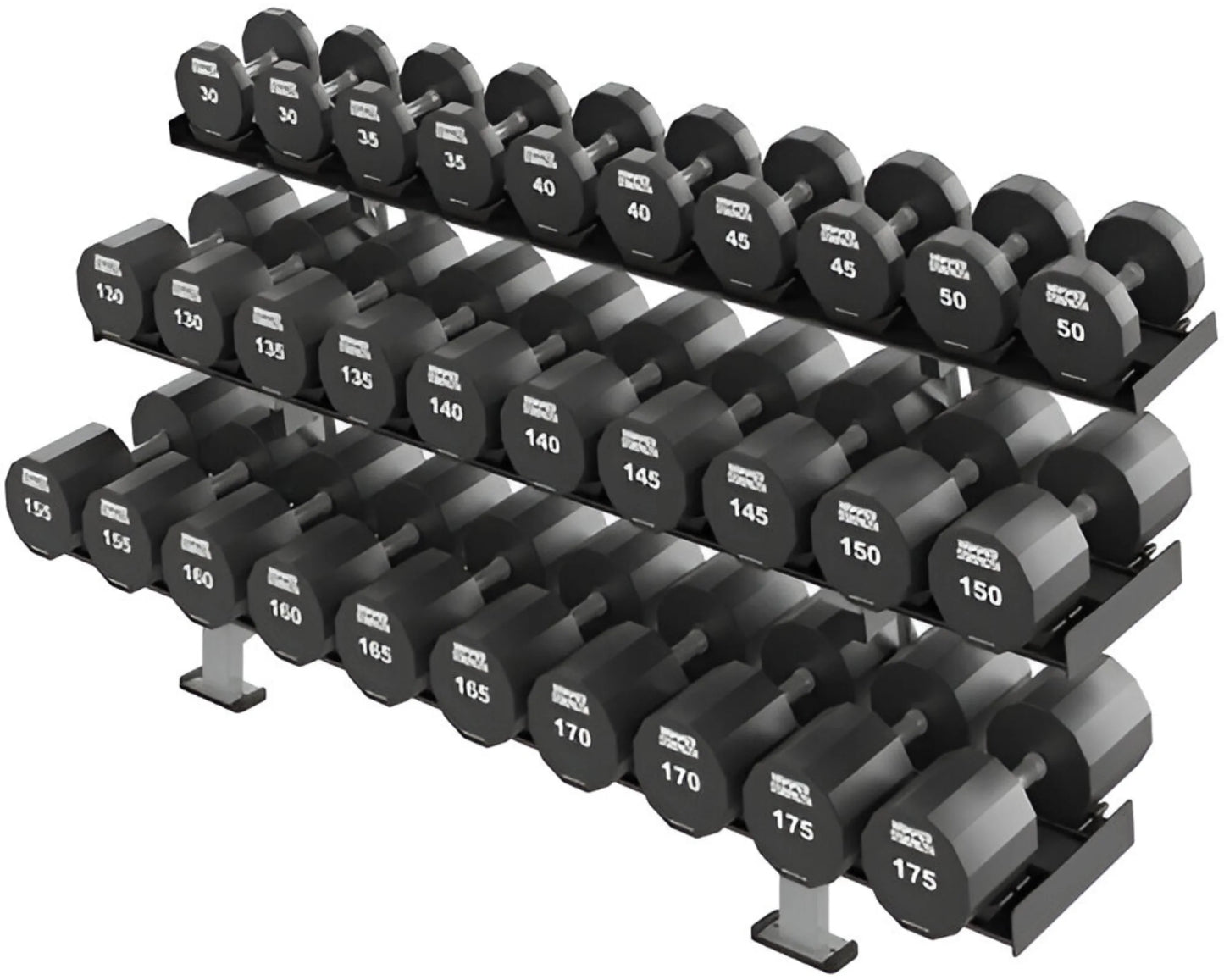 Hammer Strength 3 Tier Dumbbell Rack (Remanufactured) Image 2