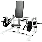 Hammer Strength PL-SH Plate-Loaded Seated/Standing Shrug - Angled View