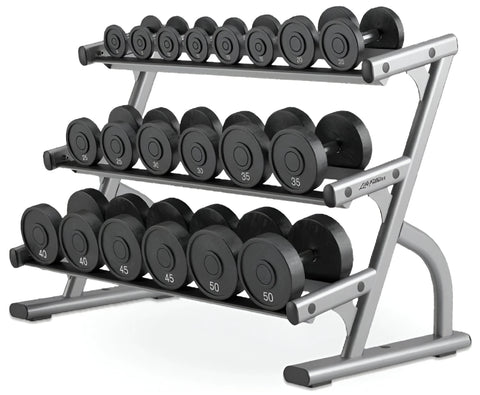 Life Fitness Optima Series 3-Tier Dumbbell Rack (Remanufactured)