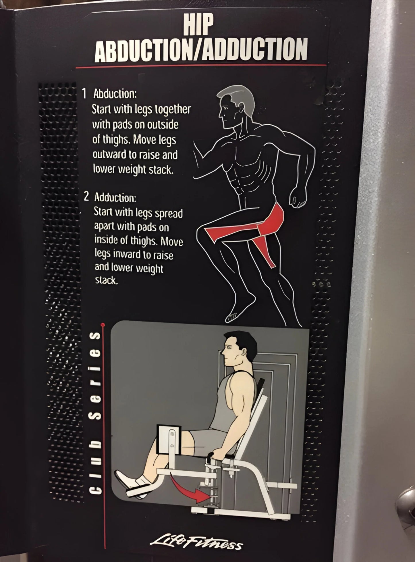 Life Fitness Club Series Hip Abduction / Adduction (Remanufactured)
