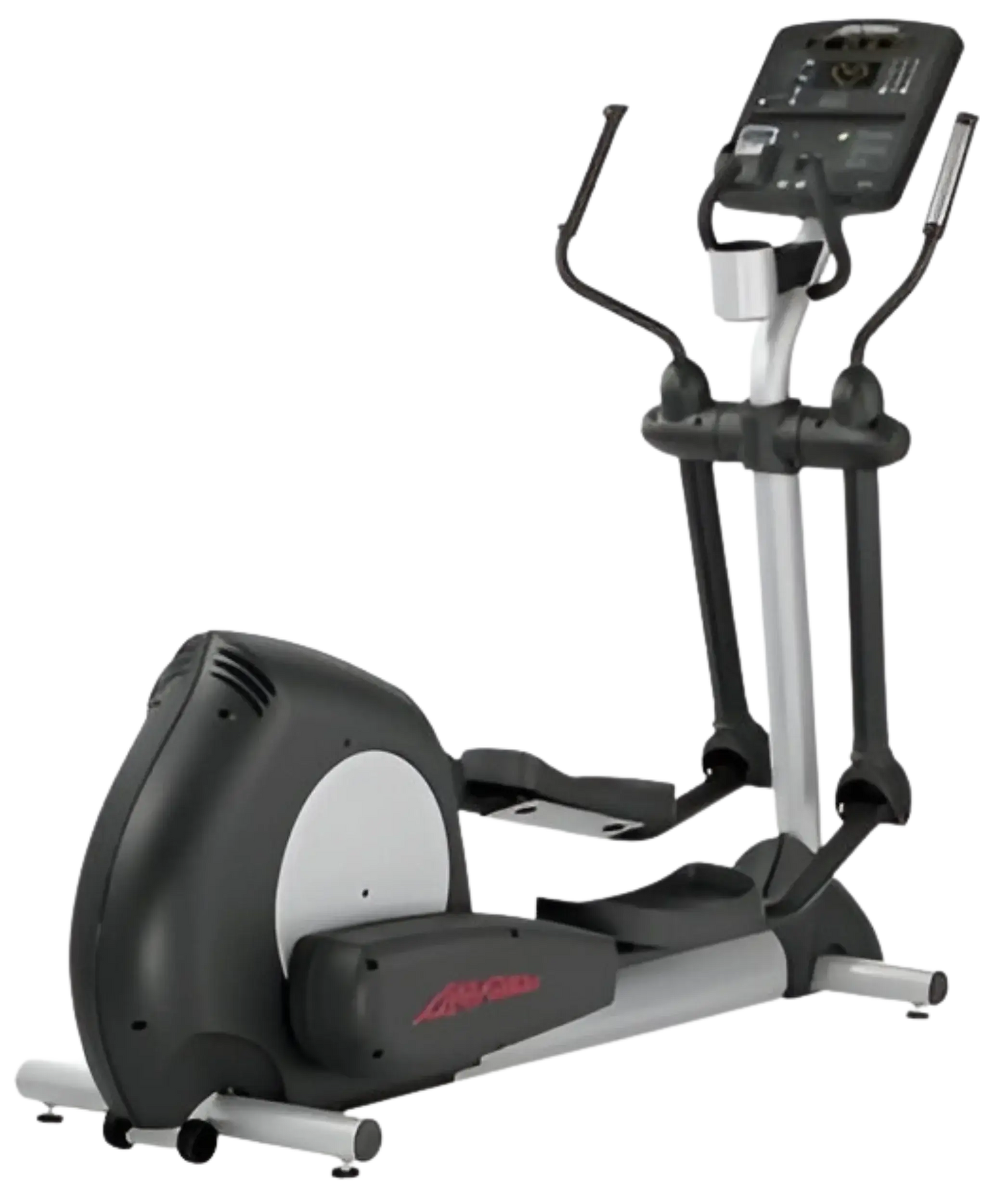 Life Fitness Integrity Series Elliptical CLSX machine in black and silver, with digital console.