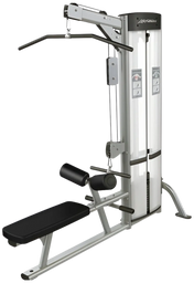 Life Fitness Optima Series Lat Pulldown/Low Row - Angled View