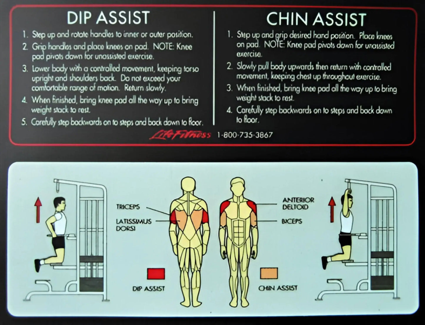 Life Fitness Pro / Pro1 Assisted Chin Dip (Remanufactured) Image 3