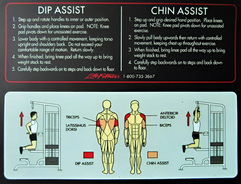 Life Fitness Pro / Pro1 Assisted Chin Dip (Remanufactured) Image 3