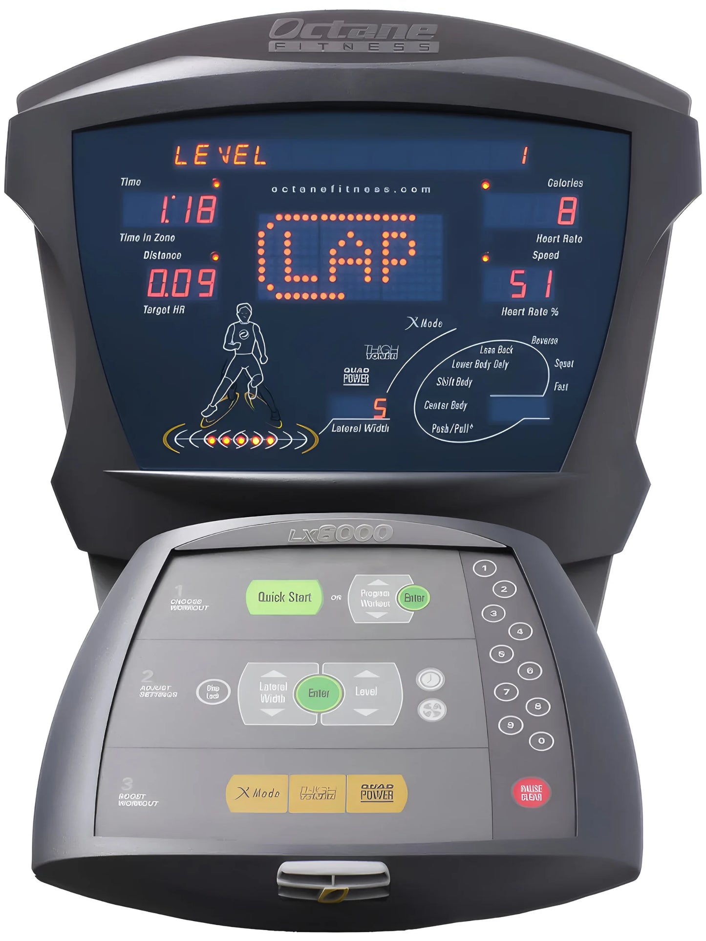 Octane Fitness LX8000 LateralX Elliptical (Remanufactured)