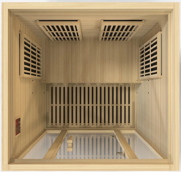 GoldenDesigns MX-J206-01-ZF Maxxus Seattle 2 Person Sauna