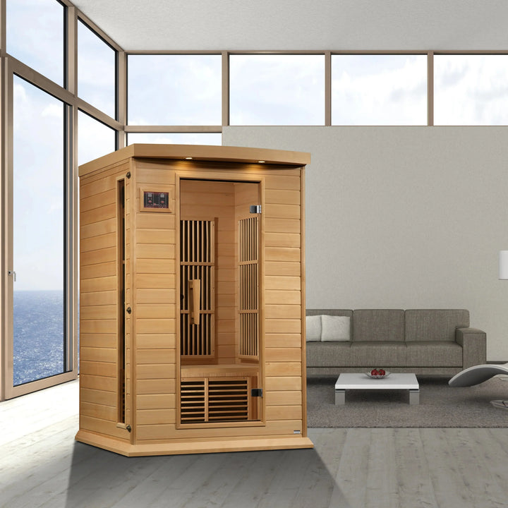 GoldenDesigns MX-K206-01-ZF Hemlock Maxxus 2 Person Sauna