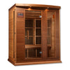 GoldenDesigns MX-K306-01-ZF CED Canadian Red Cedar Maxxus 3 Person Near Zero EMF FAR Infrared Sauna (New)
