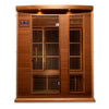 GoldenDesigns MX-K306-01-ZF CED Canadian Red Cedar Maxxus 3 Person Near Zero EMF FAR Infrared Sauna (New)