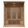 GoldenDesigns MX-K306-01-ZF Hemlock Maxxus 3 Person Near Zero EMF FAR Infrared Sauna (New)