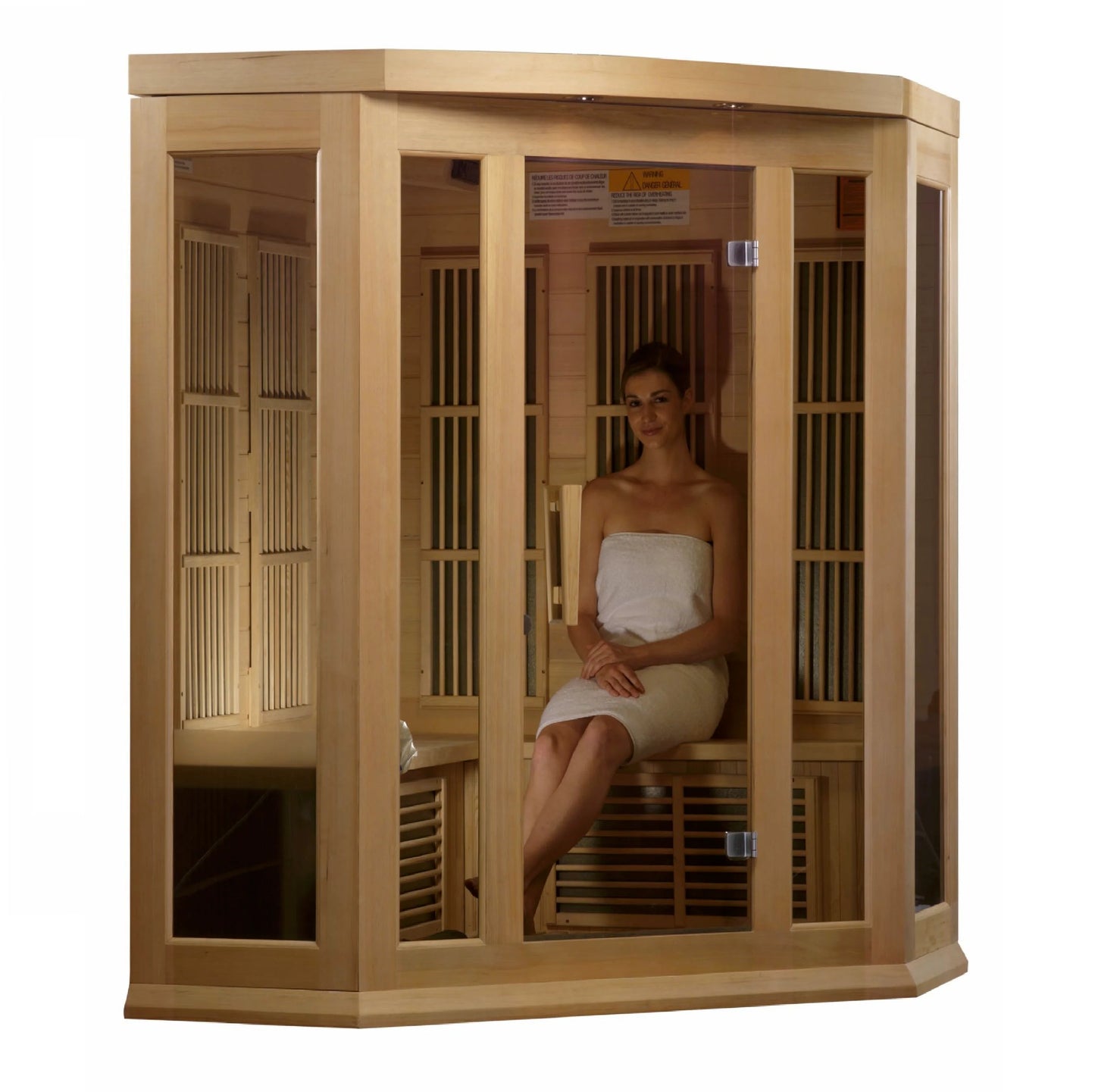 GoldenDesigns MX-K356-01 Hemlock LEMF Maxxus Far IR Sauna (New)