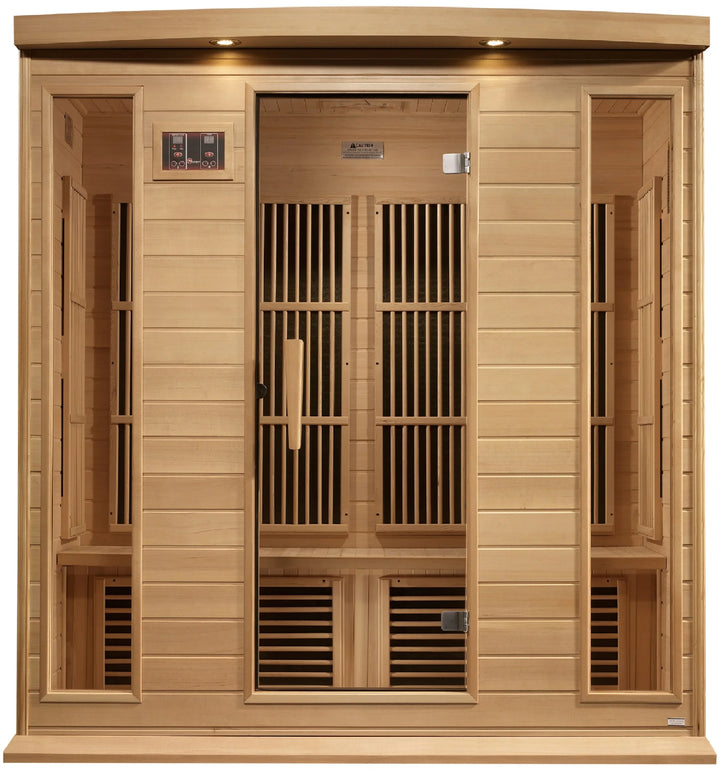 GoldenDesigns MX-K406-01-ZF Hemlock Maxxus 4 Person Sauna