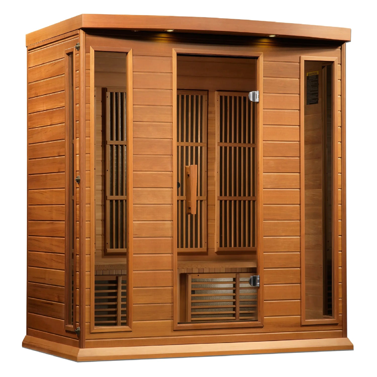 GoldenDesigns MX-K406-01-ZF CED Maxxus 4 Person Near Zero EMF FAR Infrared Sauna (New) Image