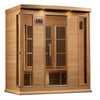 GoldenDesigns MX-K406-01-ZF Hemlock Maxxus 4 Person Near Zero EMF FAR Infrared Sauna (New)