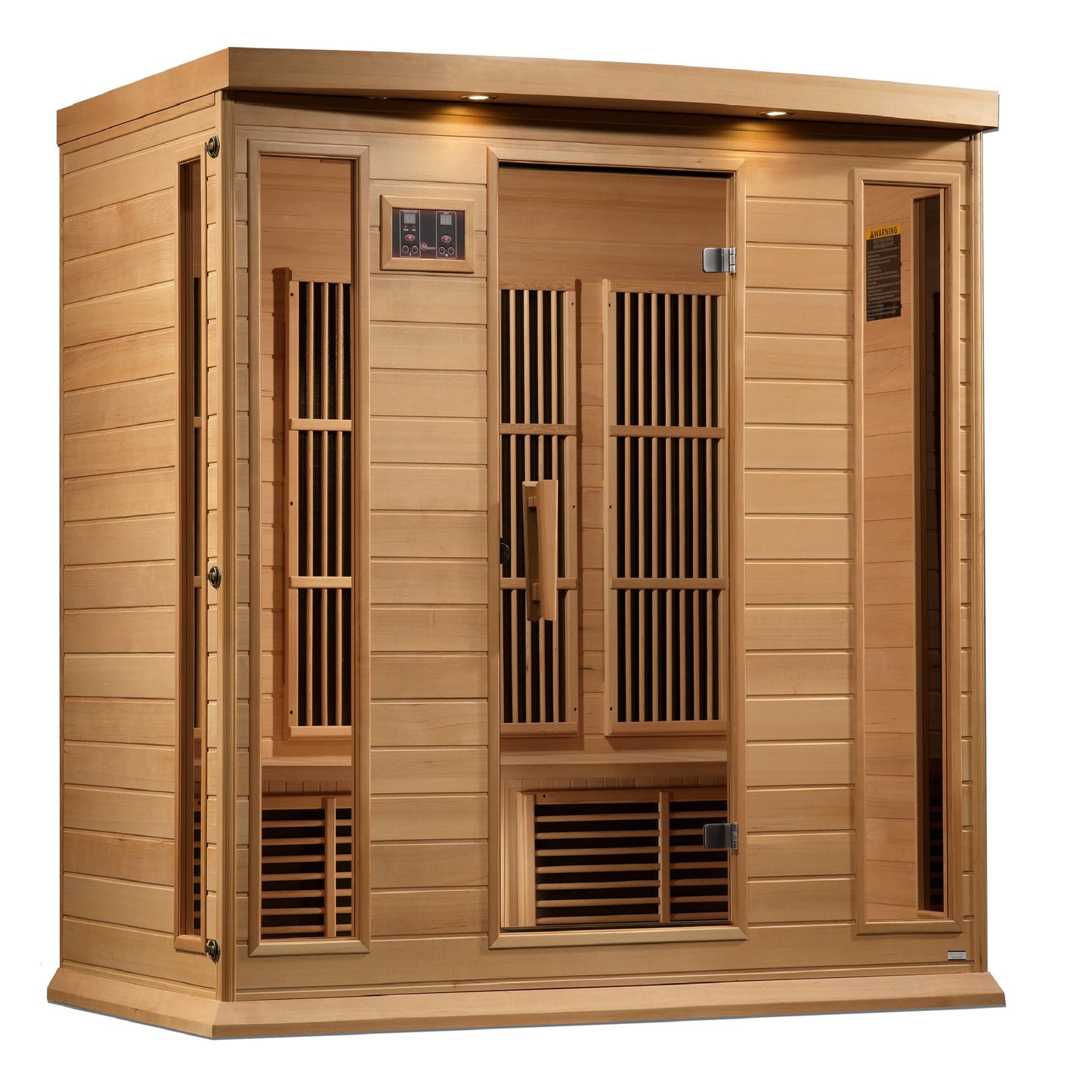 GoldenDesigns MX-K406-01-ZF Hemlock Maxxus 4 Person Near Zero EMF FAR Infrared Sauna (New)