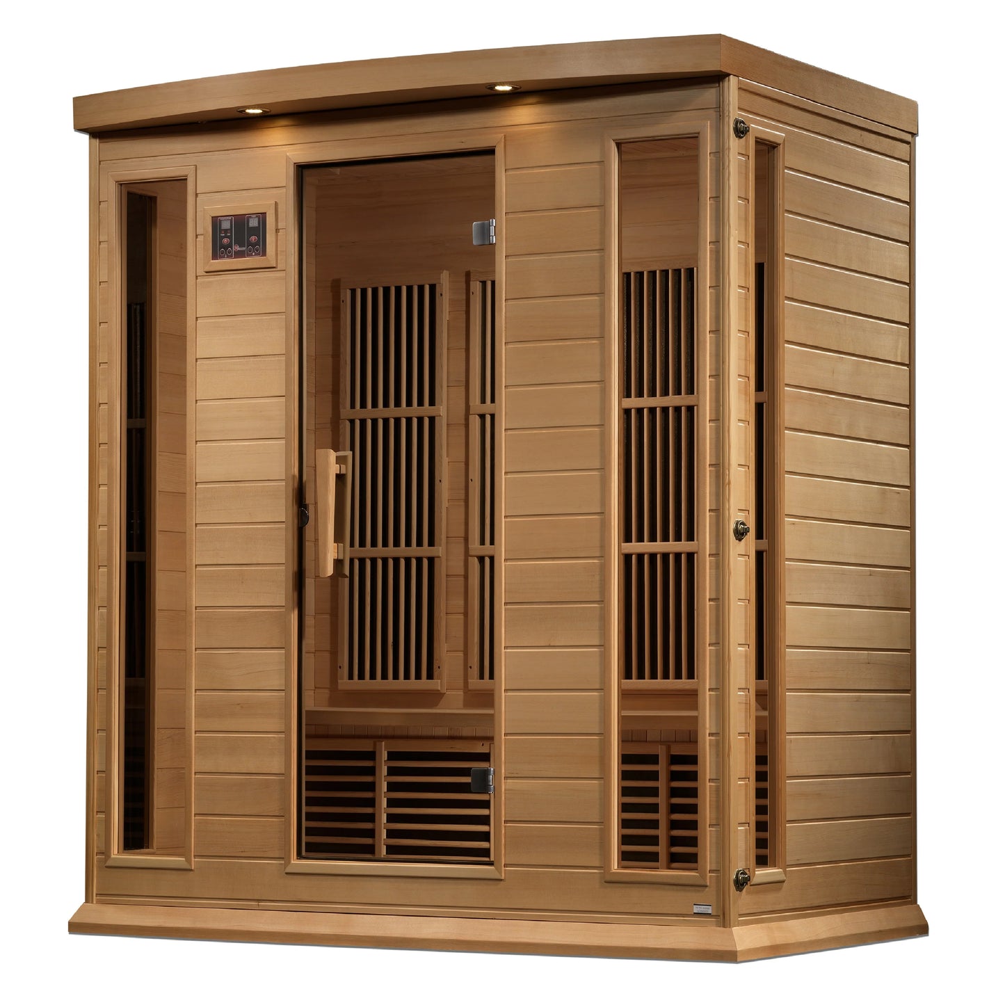 GoldenDesigns MX-K406-01-ZF Hemlock Maxxus 4 Person Near Zero EMF FAR Infrared Sauna (New)