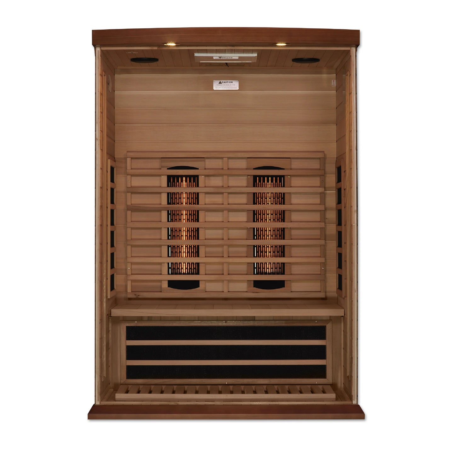 GoldenDesigns MX-M206-01-FS CED Canadian Red Cedar Maxxus 2 Person Full Spectrum Infrared Sauna (New)