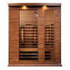GoldenDesigns MX-M306-01-FS CED Canadian Red Cedar Maxxus 3 Person Full Spectrum Infrared Sauna (New)