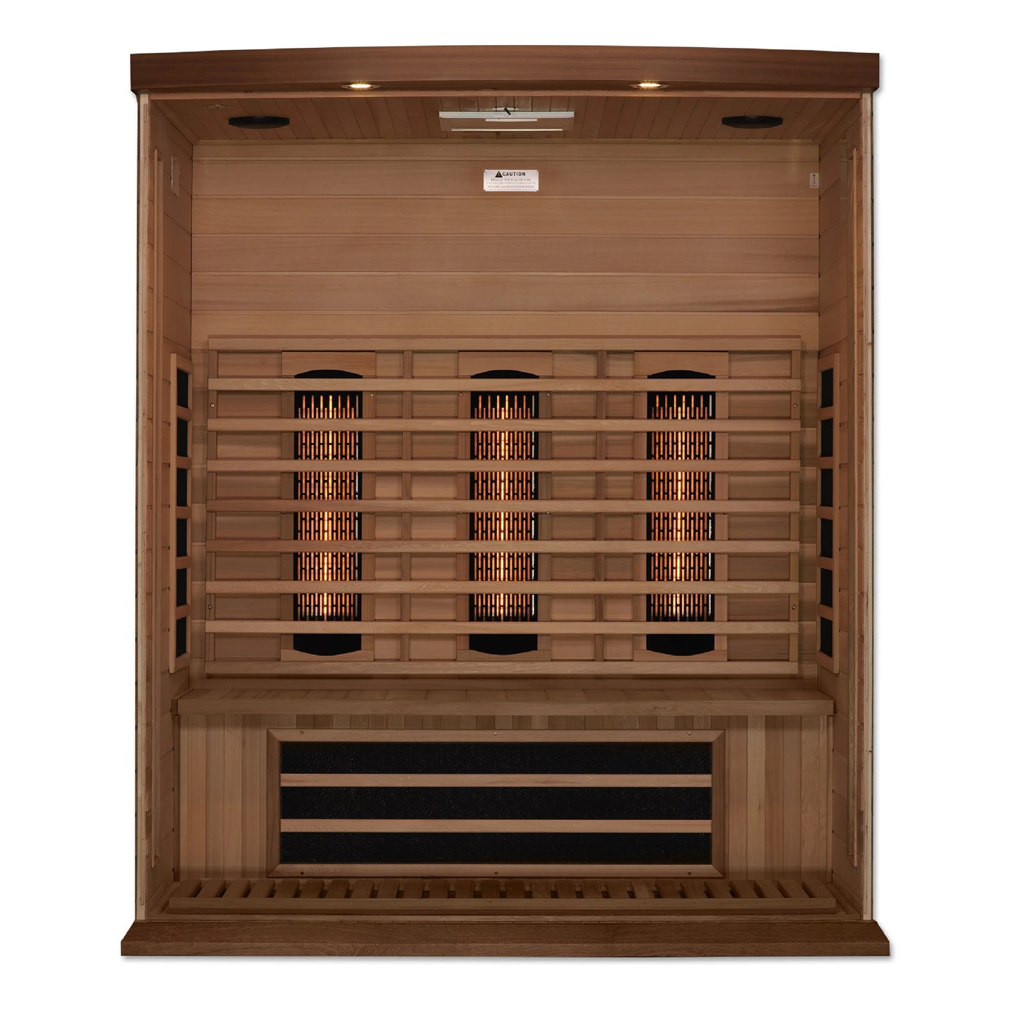 GoldenDesigns MX-M306-01-FS CED Canadian Red Cedar Maxxus 3 Person Full Spectrum Infrared Sauna (New)