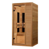 GoldenDesigns S-Line MX-S106-01-ULEMF-Elite Maxxus Ultra Low EMF FAR Infrared Sauna Canadian Hemlock (New)