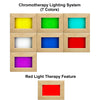 GoldenDesigns S-Line MX-S206-01-FS-PC Maxxus Full Spectrum Infrared Sauna - Pacific Cedar (New)