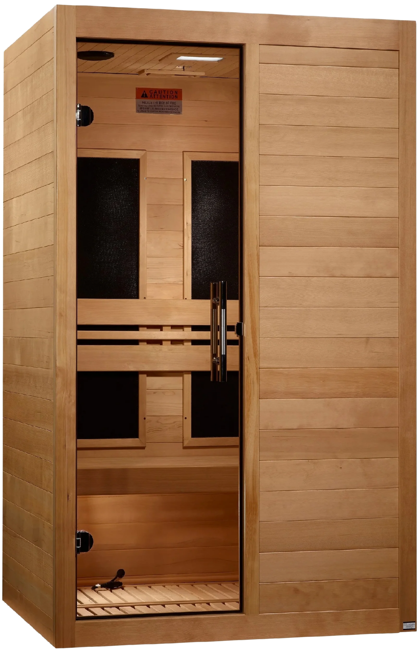 GoldenDesigns S-Line MX-S206-01 Maxxus Low EMF FAR Infrared Sauna