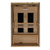 GoldenDesigns S-Line MX-S206-01 Maxxus Low EMF FAR Infrared Sauna Canadian Hemlock (New)