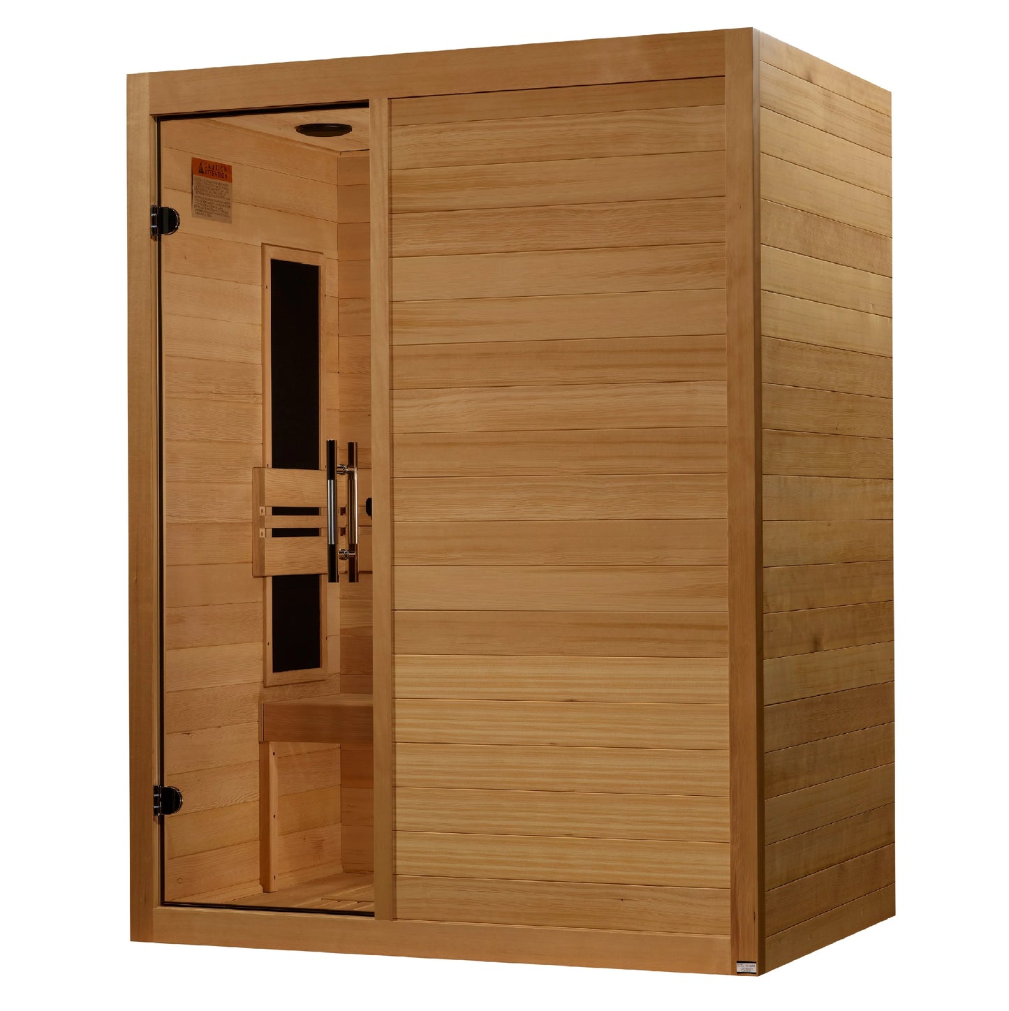 GoldenDesigns S-Line MX-S306-01 Maxxus Low EMF FAR Infrared Sauna Canadian Hemlock (New)