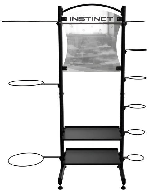 Nautilus Instinct Accessory Rack 9NN-R8015-60AAS - Front View