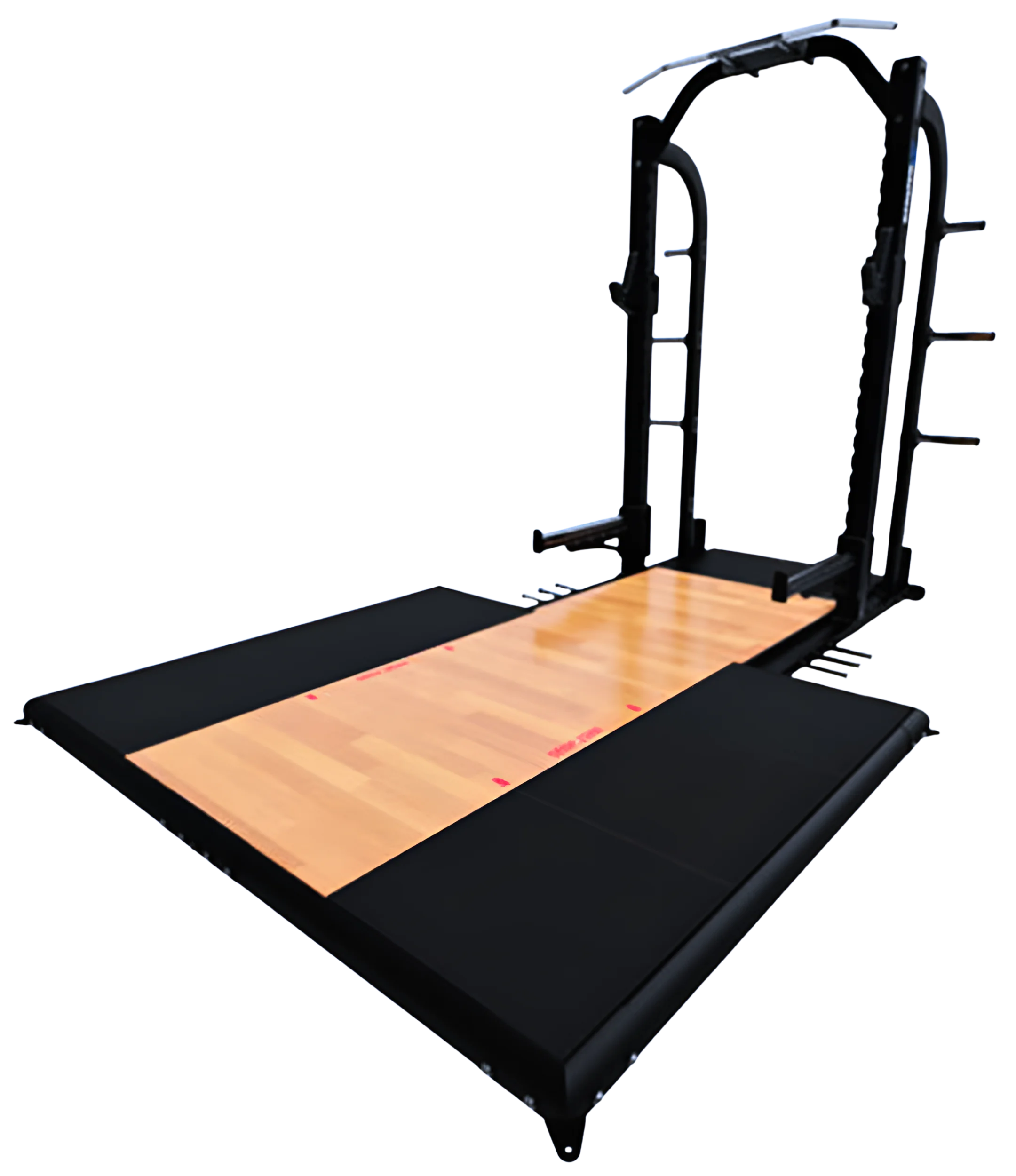 Nautilus Half Rack w/SVA Platform Bamboo II - Angled View